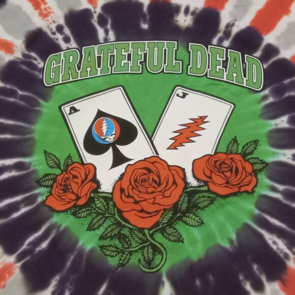 Grateful Dead Dealer M, L, XL Tie Dye T-Shirt - Picture 4 of 4